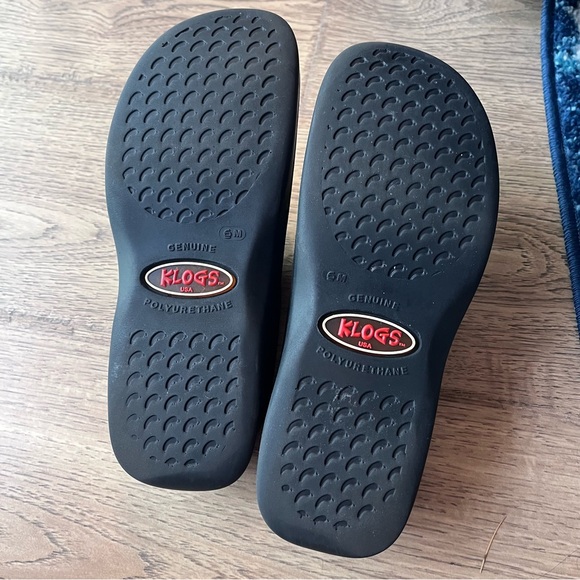 Navy Blue Klogs Mules - Picture 3 of 5